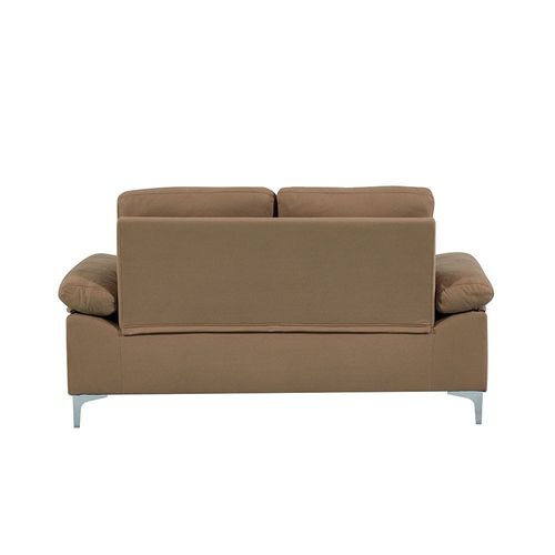 Algo 2-Seater Fabric Sofa - Brown - With 2-Year Warranty